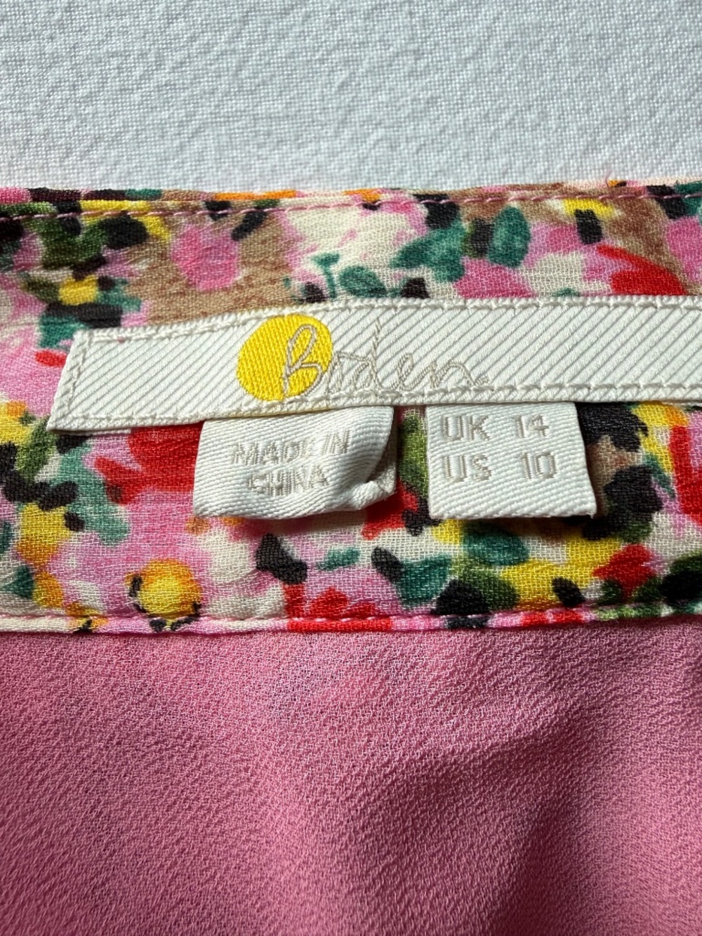 Boden Ruffle Crinkle Floral Maxi Skirt Pink Size 10 R0291 - Picture 3 of 7